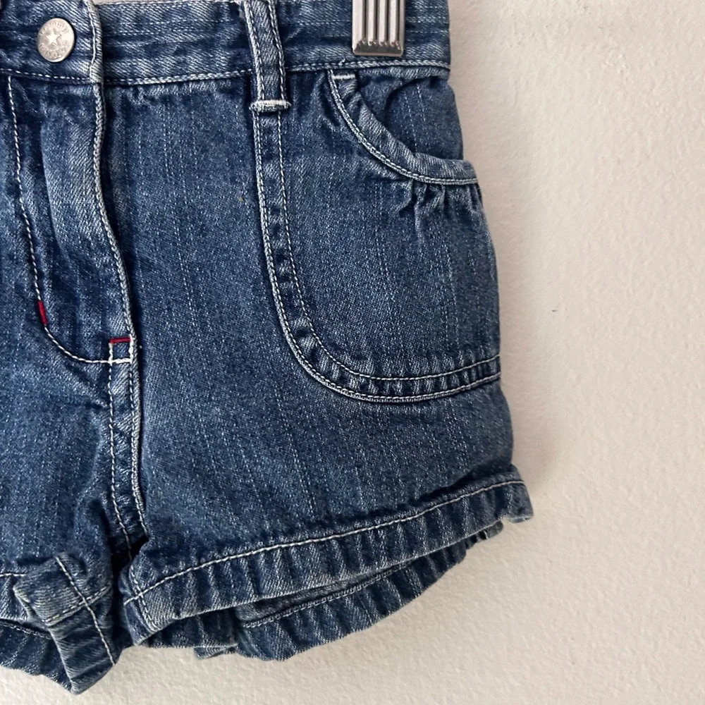 Vintage Tommy Hilfiger Baby 6-12 months Blue Denim Shorts